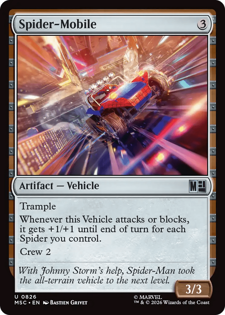 Spider-Mobile [Marvel Super Heroes Commander] MTG Single Magic: The Gathering  | Multizone: Comics And Games