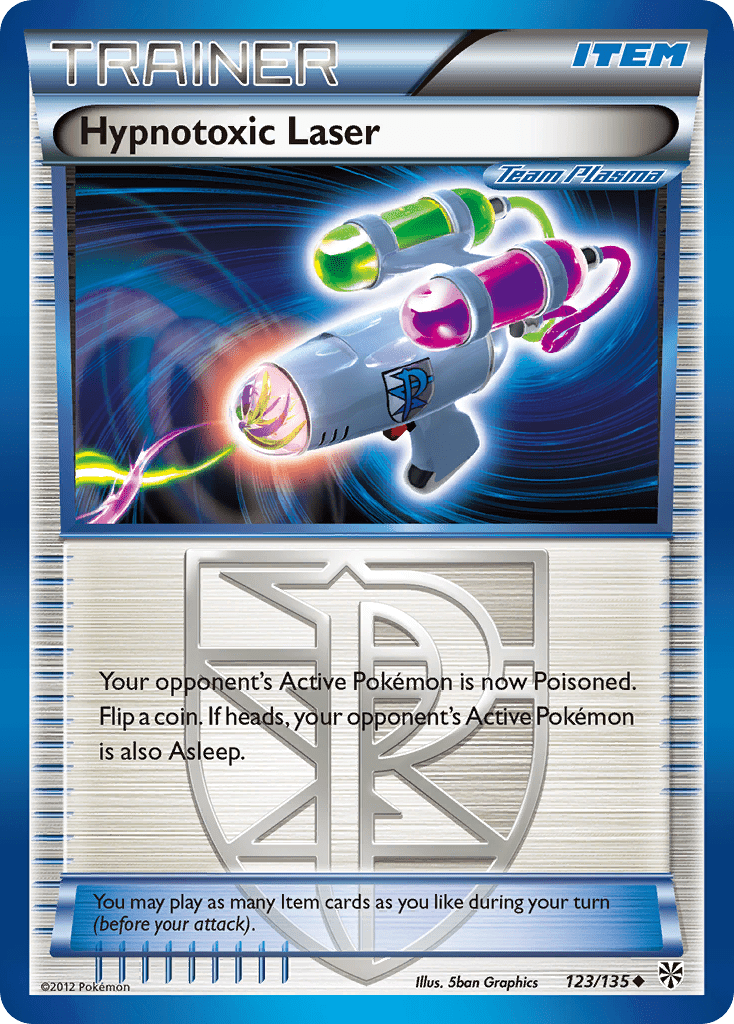 Hypnotoxic Laser (123/135) [Black & White: Plasma Storm] Pokemon Single Pokémon  | Multizone: Comics And Games