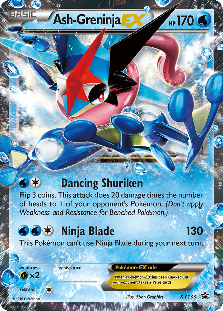 Ash-Greninja EX (XY133) [XY: Black Star Promos] Pokemon Single Pokémon  | Multizone: Comics And Games