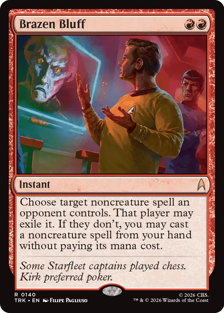 Brazen Bluff [Star Trek] MTG Single Magic: The Gathering  | Multizone: Comics And Games