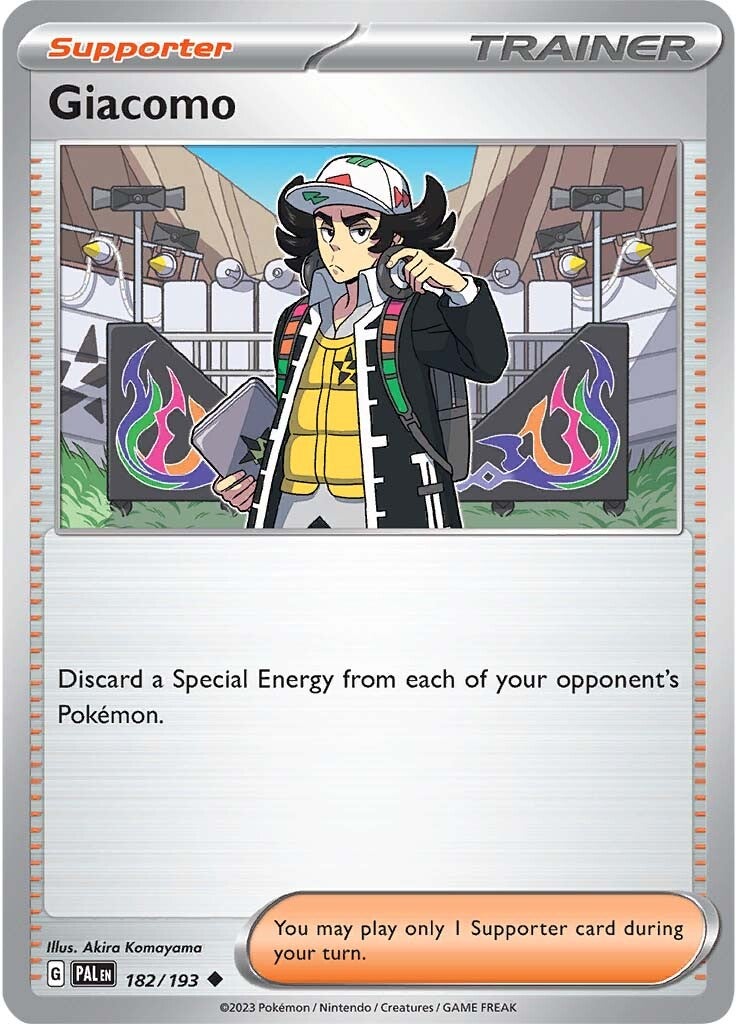 Giacomo (182/193) [Scarlet & Violet: Paldea Evolved] Pokemon Single Pokémon  | Multizone: Comics And Games