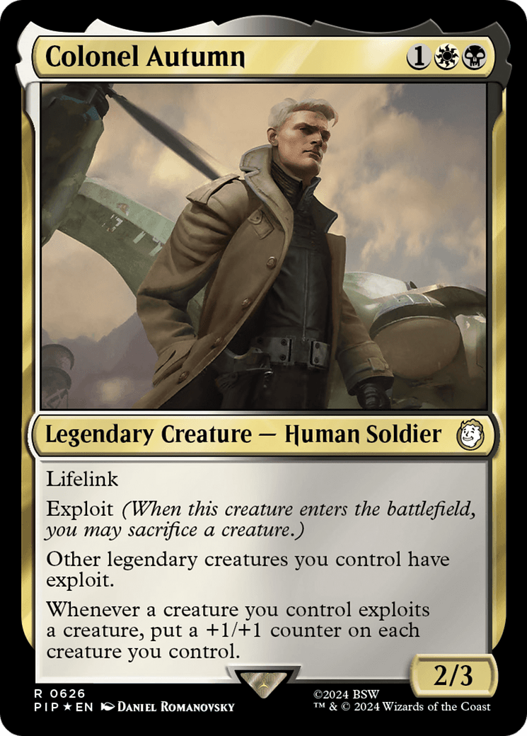 Colonel Autumn (Surge Foil) [Fallout] MTG Single Magic: The Gathering  | Multizone: Comics And Games