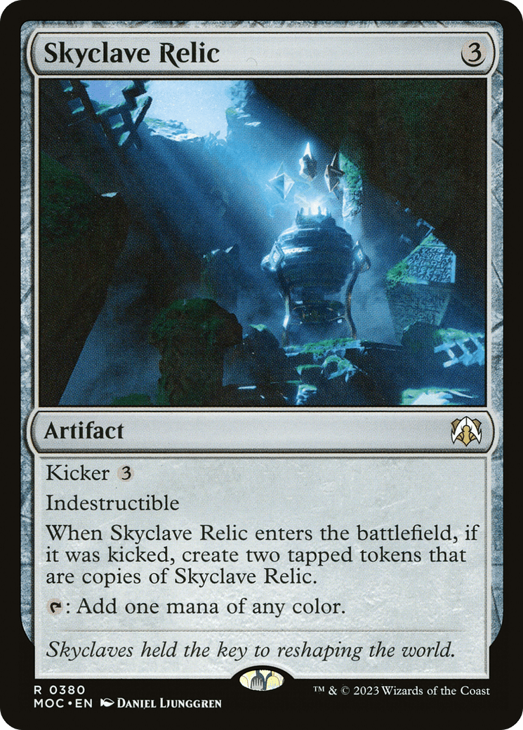 Skyclave Relic [March of the Machine Commander] MTG Single Magic: The Gathering  | Multizone: Comics And Games