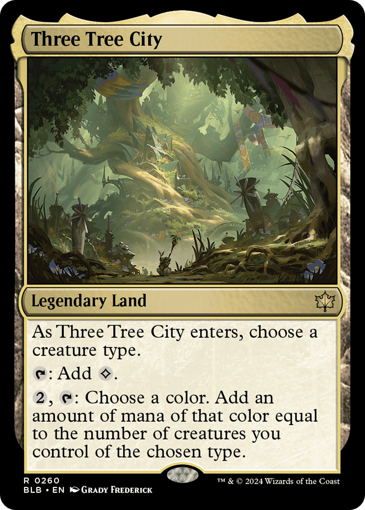 Three Tree City [Bloomburrow] MTG Single Magic: The Gathering  | Multizone: Comics And Games