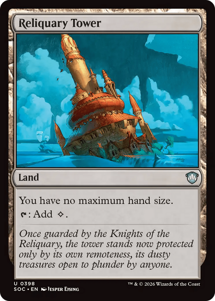 Reliquary Tower [Secrets of Strixhaven Commander] MTG Single Magic: The Gathering  | Multizone: Comics And Games
