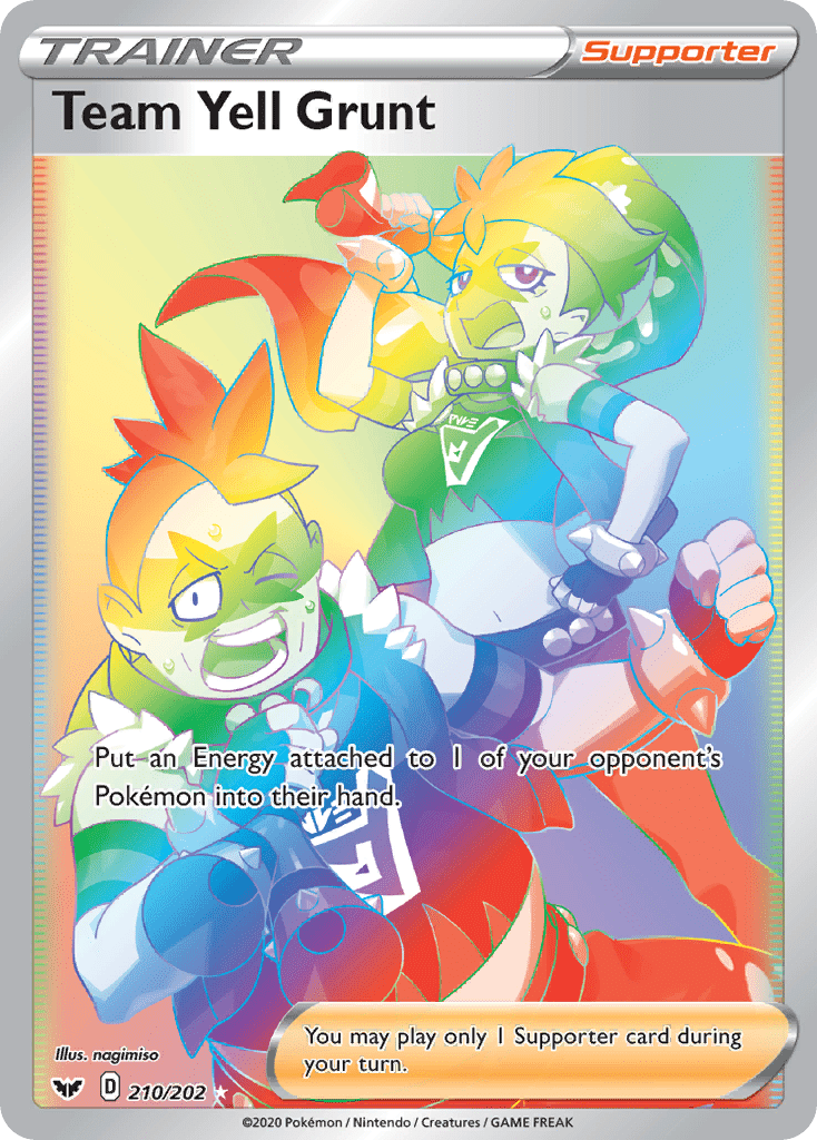 Team Yell Grunt (210/202) [Sword & Shield: Base Set] Pokemon Single Pokémon  | Multizone: Comics And Games