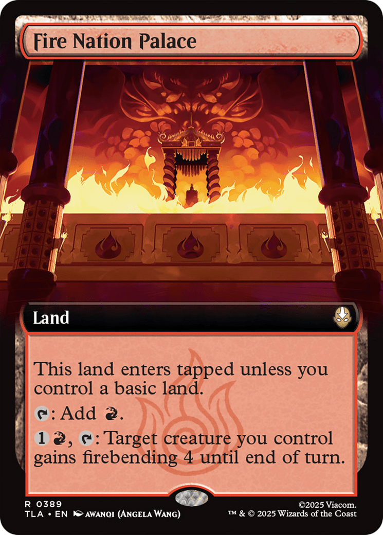 Fire Nation Palace (Extended Art) [Avatar: The Last Airbender] MTG Single Magic: The Gathering  | Multizone: Comics And Games