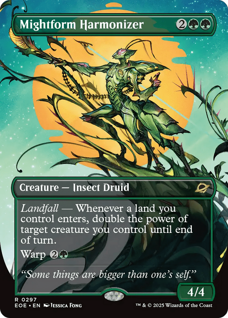 Mightform Harmonizer (Borderless) [Edge of Eternities] MTG Single Magic: The Gathering  | Multizone: Comics And Games
