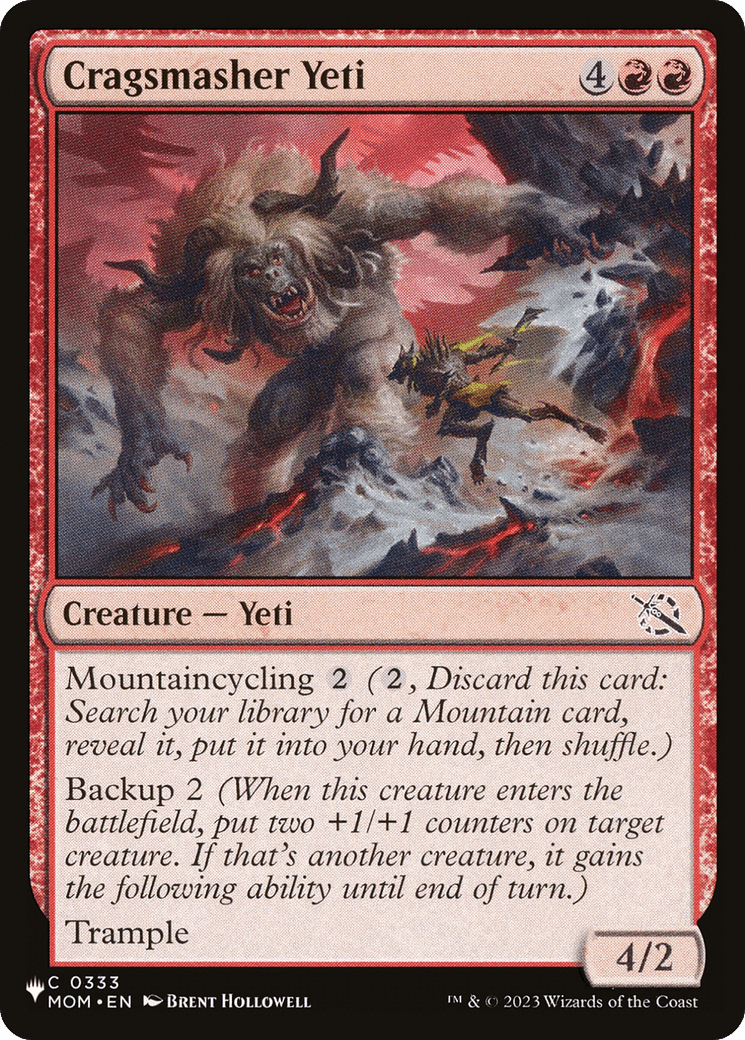 Cragsmasher Yeti [The List] MTG Single Magic: The Gathering  | Multizone: Comics And Games