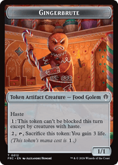 Gingerbrute // Myr Double-Sided Token [Reality Fracture Commander Tokens] MTG Single Magic: The Gathering  | Multizone: Comics And Games