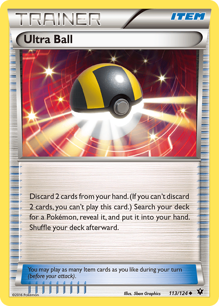 Ultra Ball (113/124) [XY: Fates Collide] Pokemon Single Pokémon  | Multizone: Comics And Games