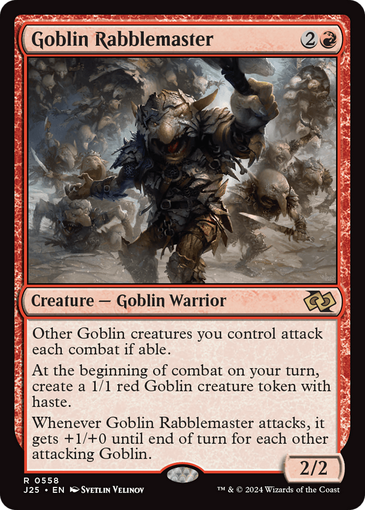 Goblin Rabblemaster [Foundations Jumpstart] MTG Single Magic: The Gathering  | Multizone: Comics And Games