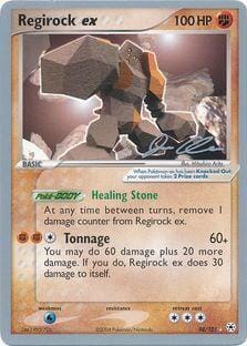 Regirock ex (98/101) (Mewtrick - Jason Klaczynski) [World Championships 2006] Pokemon Single Pokémon  | Multizone: Comics And Games
