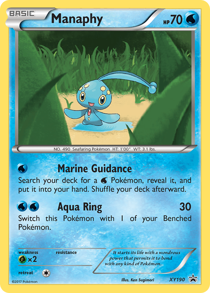 Manaphy (XY190) [XY: Black Star Promos] Pokemon Single Pokémon  | Multizone: Comics And Games