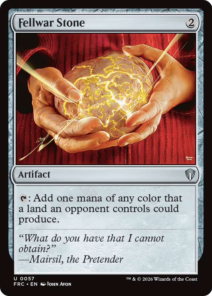 Fellwar Stone [Reality Fracture Commander] MTG Single Magic: The Gathering  | Multizone: Comics And Games