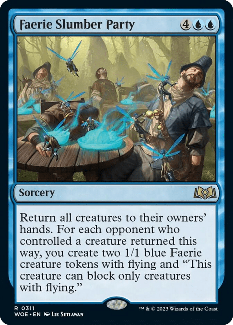 Faerie Slumber Party [Wilds of Eldraine] MTG Single Magic: The Gathering  | Multizone: Comics And Games