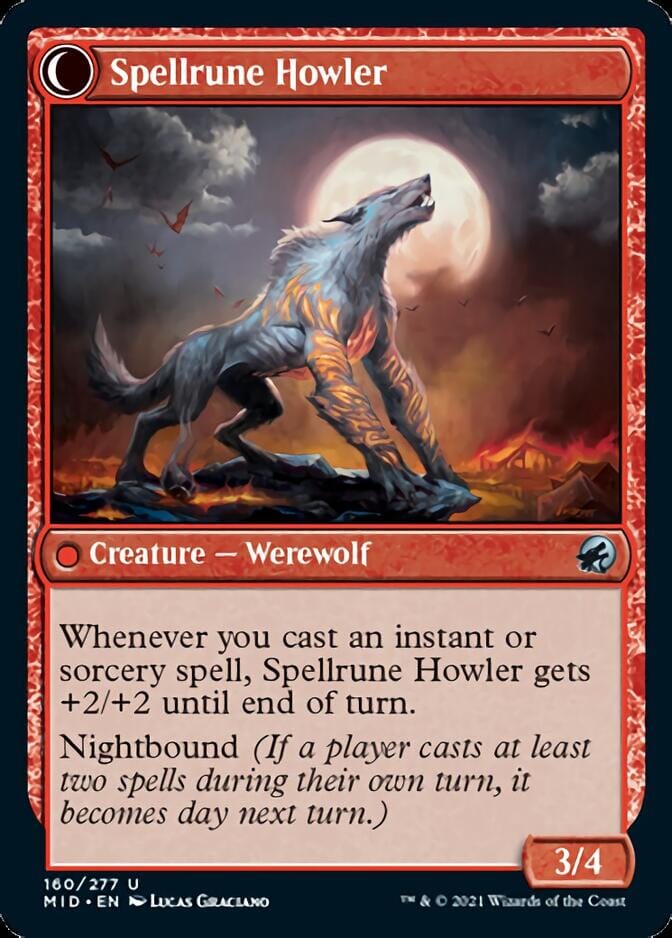 Spellrune Painter // Spellrune Howler [Innistrad: Midnight Hunt] MTG Single Magic: The Gathering  | Multizone: Comics And Games