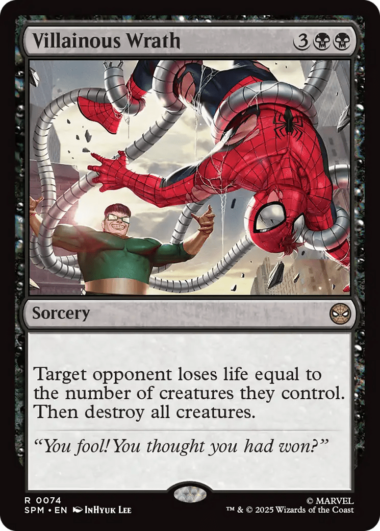 Villainous Wrath [Marvel's Spider-Man] MTG Single Magic: The Gathering  | Multizone: Comics And Games
