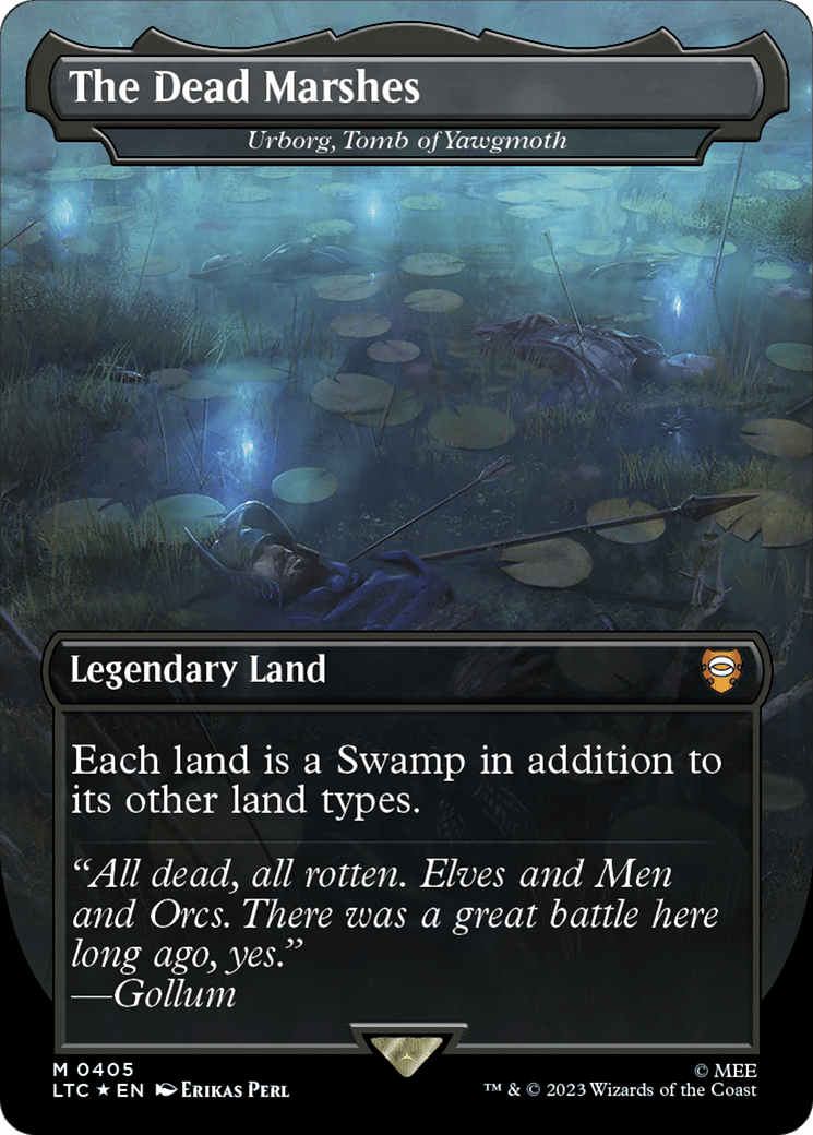 The Dead Marshes - Urborg, Tomb of Yawgmoth (Surge Foil Realms and Relics) [The Lord of the Rings: Tales of Middle-Earth Commander] MTG Single Magic: The Gathering  | Multizone: Comics And Games