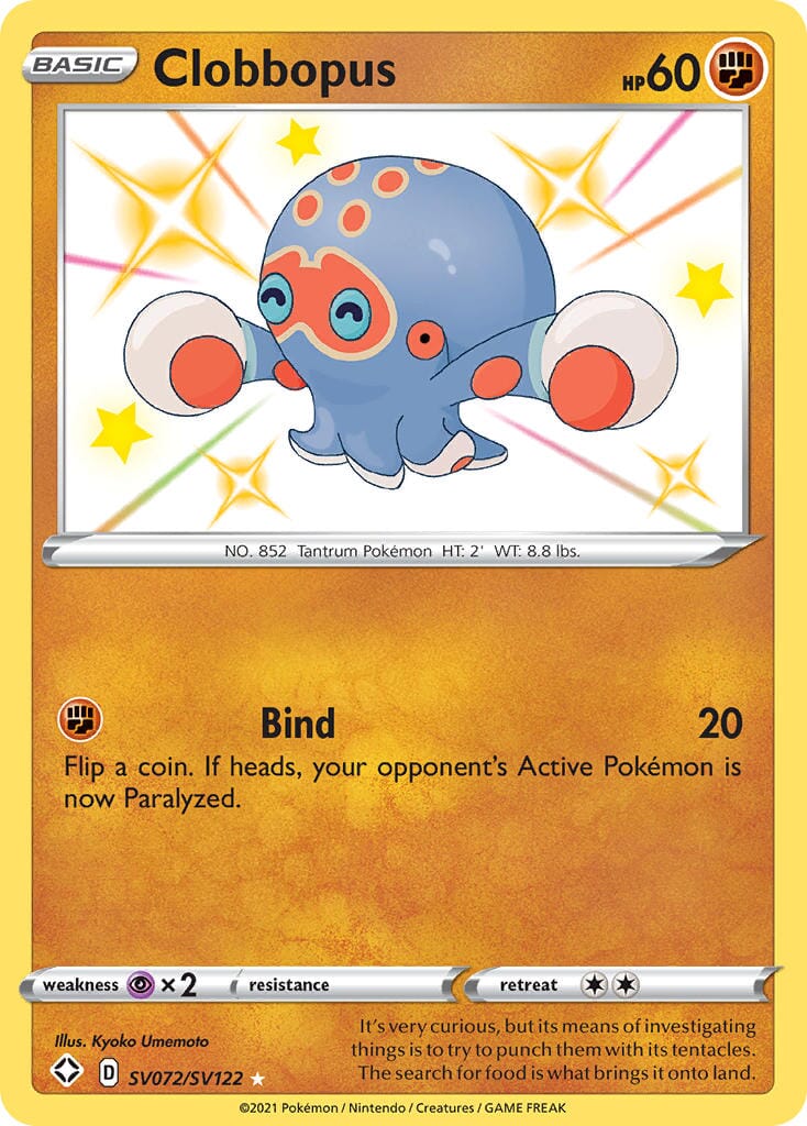 Clobbopus (SV072/SV122) [Sword & Shield: Shining Fates] Pokemon Single Pokémon  | Multizone: Comics And Games