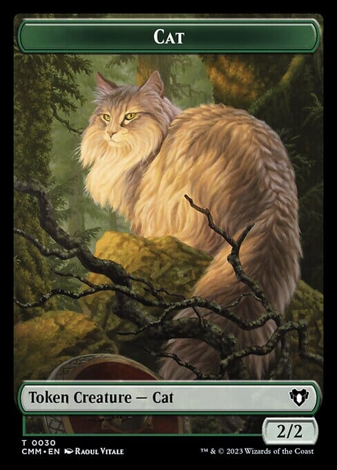 Eldrazi // Cat (0030) Double-Sided Token [Commander Masters Tokens] MTG Single Magic: The Gathering  | Multizone: Comics And Games