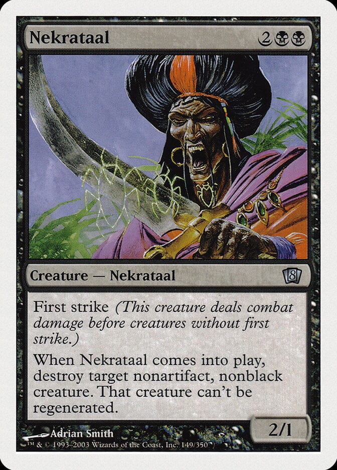 Nekrataal (8th Edition) [Oversize Cards] MTG Single Magic: The Gathering  | Multizone: Comics And Games