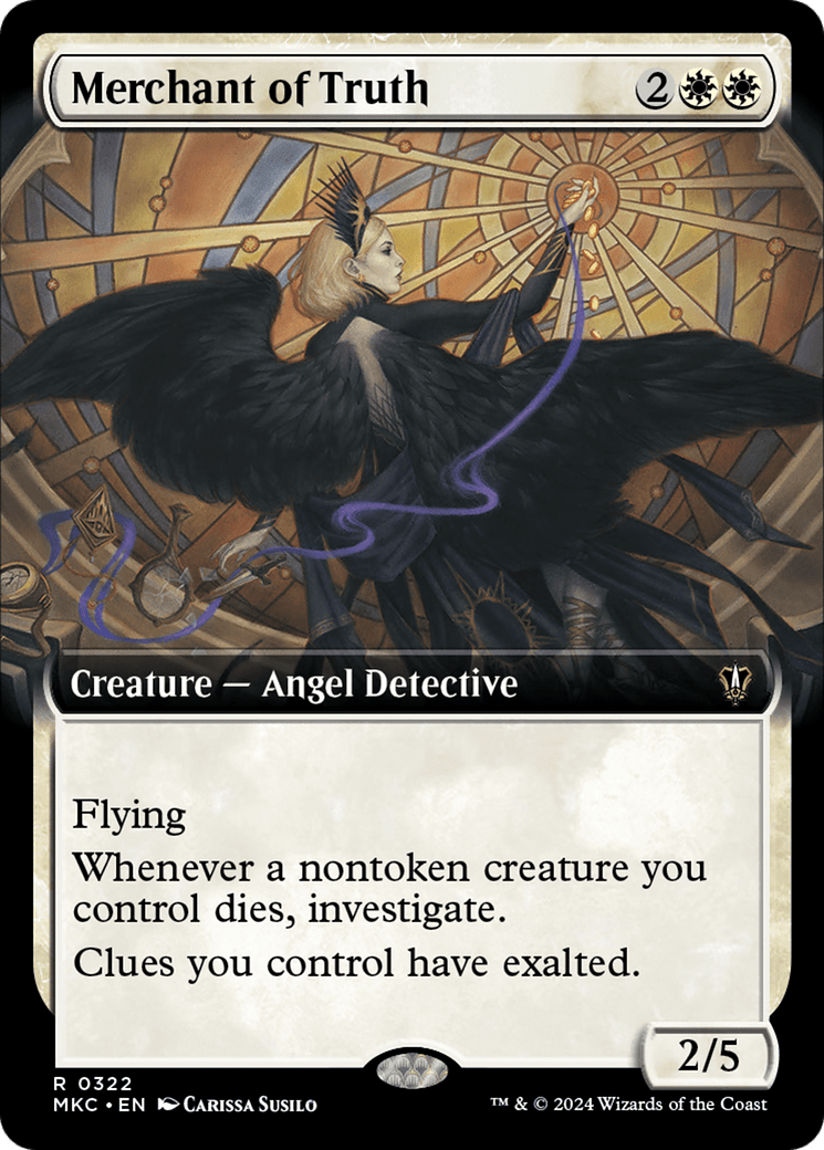 Merchant of Truth (Extended Art) [Murders at Karlov Manor Commander] MTG Single Magic: The Gathering  | Multizone: Comics And Games