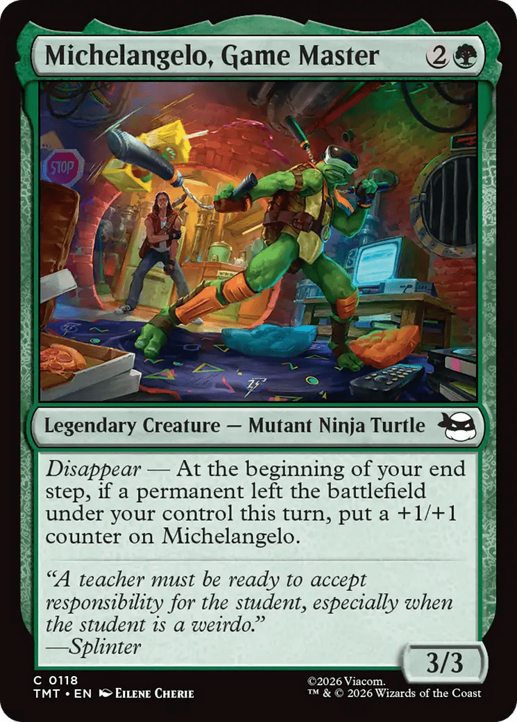 Michelangelo, Game Master [Teenage Mutant Ninja Turtles] MTG Single Magic: The Gathering  | Multizone: Comics And Games