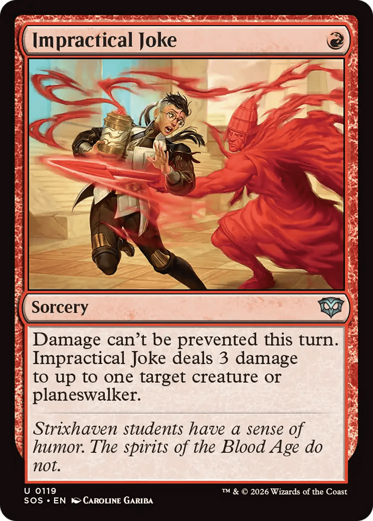 Impractical Joke [Secrets of Strixhaven] MTG Single Magic: The Gathering  | Multizone: Comics And Games