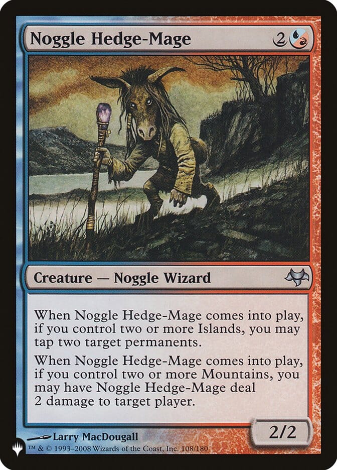 Noggle Hedge-Mage [The List] MTG Single Magic: The Gathering  | Multizone: Comics And Games