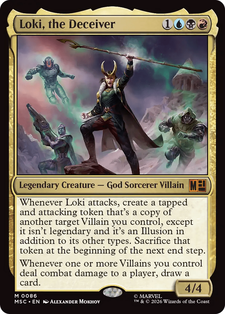 Loki, the Deceiver [Marvel Super Heroes Commander] MTG Single Magic: The Gathering  | Multizone: Comics And Games