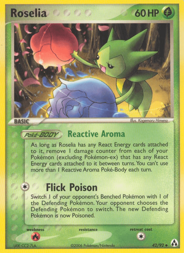 Roselia (42/92) [EX: Legend Maker] Pokemon Single Pokémon  | Multizone: Comics And Games