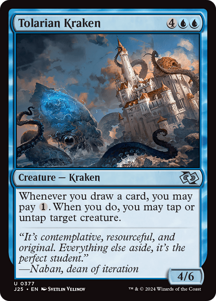 Tolarian Kraken [Foundations Jumpstart] MTG Single Magic: The Gathering  | Multizone: Comics And Games