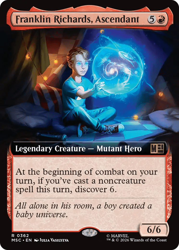 Franklin Richards, Ascendant (Extended Art) [Marvel Super Heroes Commander] MTG Single Magic: The Gathering  | Multizone: Comics And Games
