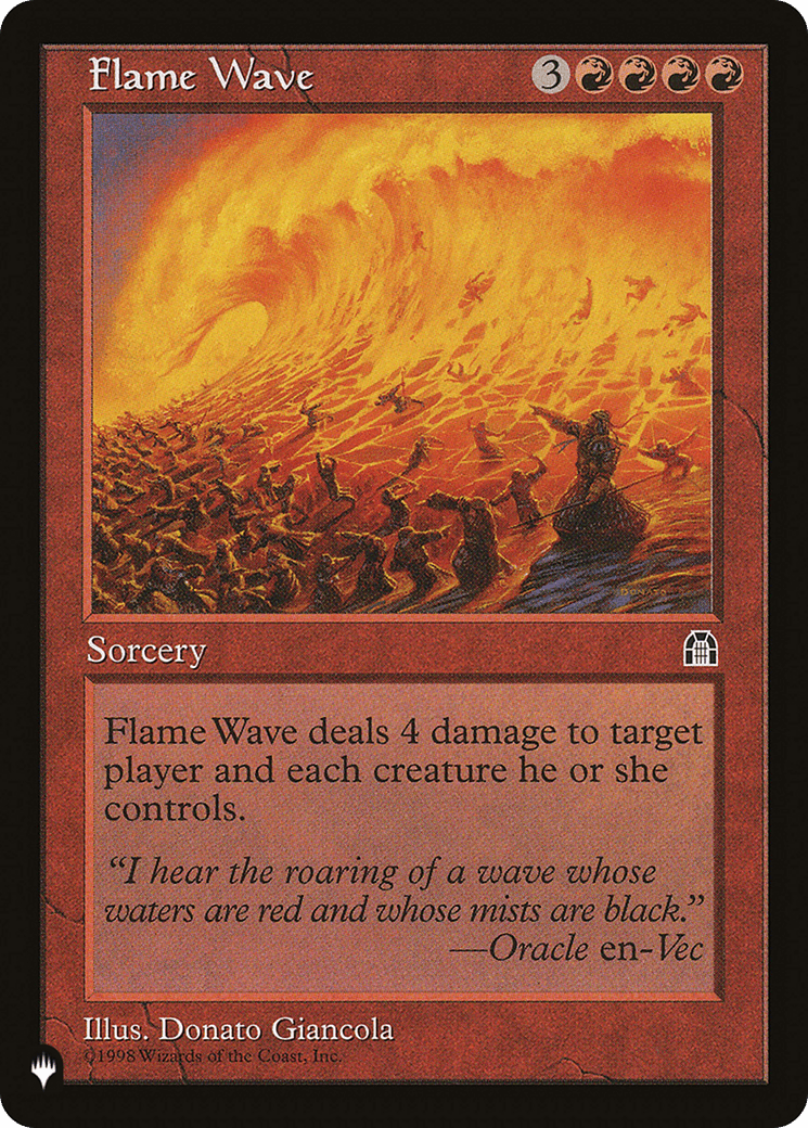 Flame Wave [The List] MTG Single Magic: The Gathering  | Multizone: Comics And Games