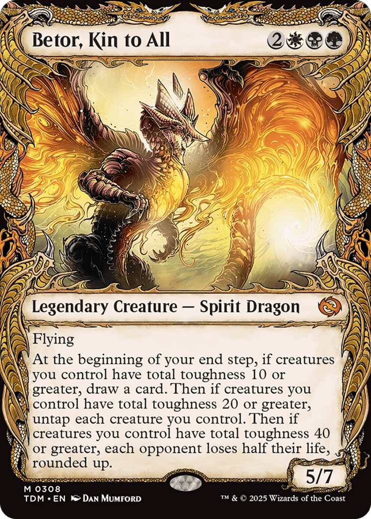 Betor, Kin to All (Showcase) [Tarkir: Dragonstorm] MTG Single Magic: The Gathering  | Multizone: Comics And Games