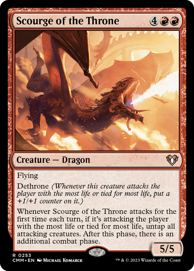 Scourge of the Throne [Commander Masters] MTG Single Magic: The Gathering  | Multizone: Comics And Games