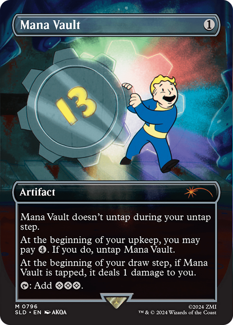 Mana Vault (Rainbow Foil) [Secret Lair Drop Series] MTG Single Magic: The Gathering  | Multizone: Comics And Games