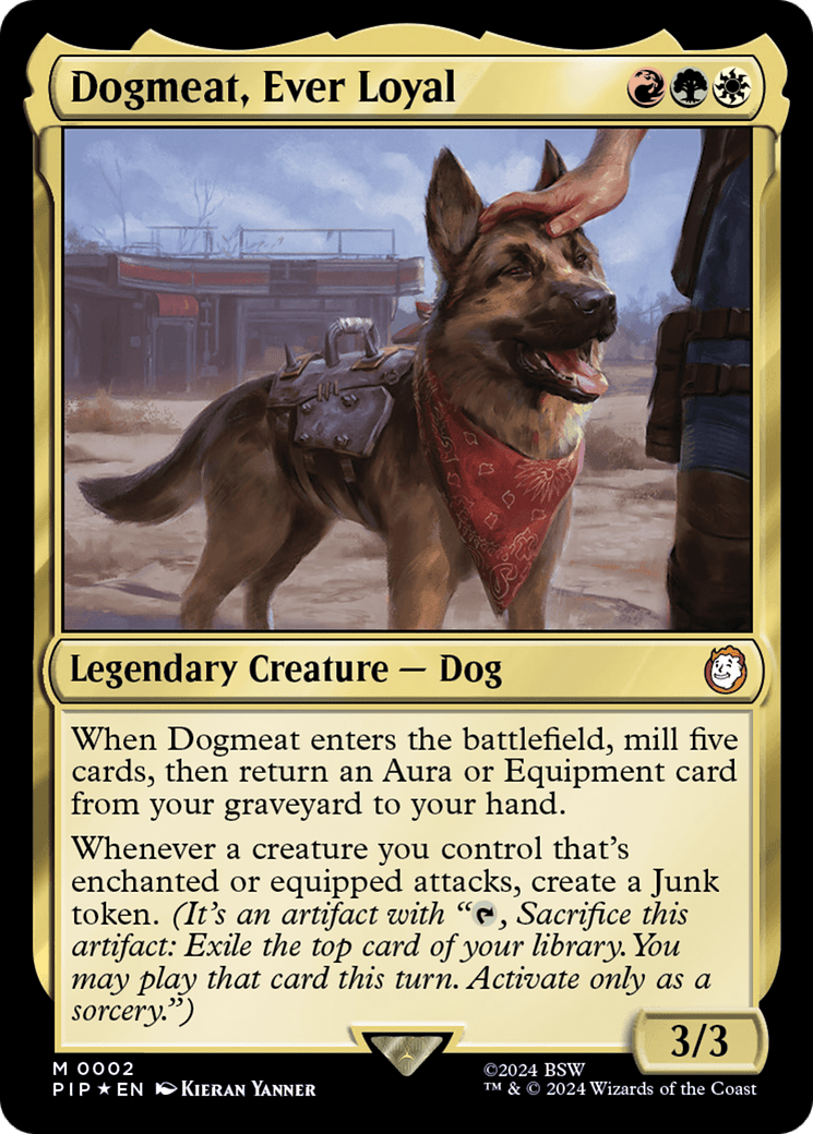 Dogmeat, Ever Loyal [Fallout] MTG Single Magic: The Gathering  | Multizone: Comics And Games