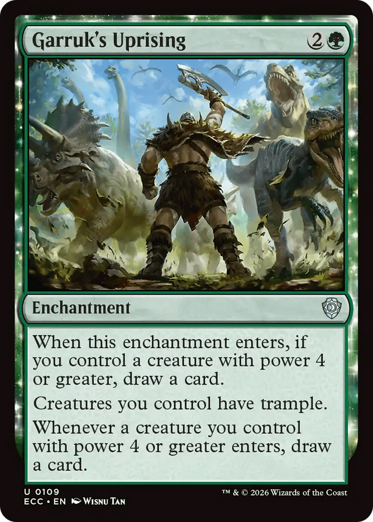 Garruk's Uprising [Lorwyn Eclipsed Commander] MTG Single Magic: The Gathering  | Multizone: Comics And Games