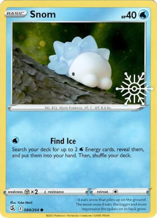 Snom (084/264) (Holiday Calendar) [Sword & Shield: Fusion Strike] Pokemon Single Pokémon  | Multizone: Comics And Games
