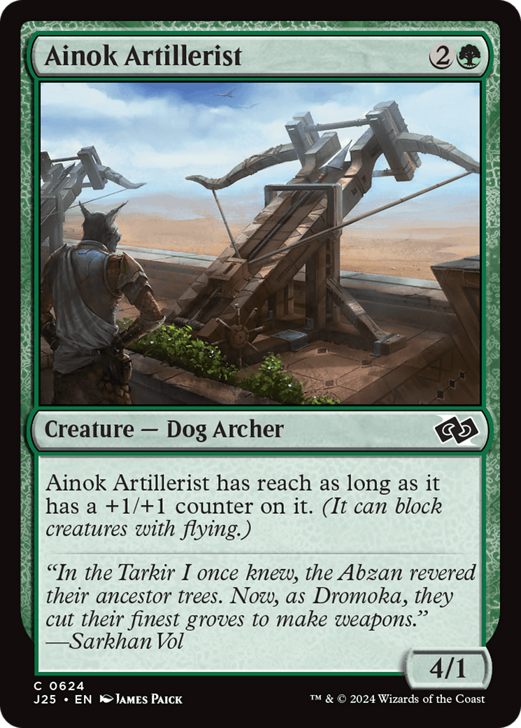 Ainok Artillerist [Foundations Jumpstart] MTG Single Magic: The Gathering  | Multizone: Comics And Games