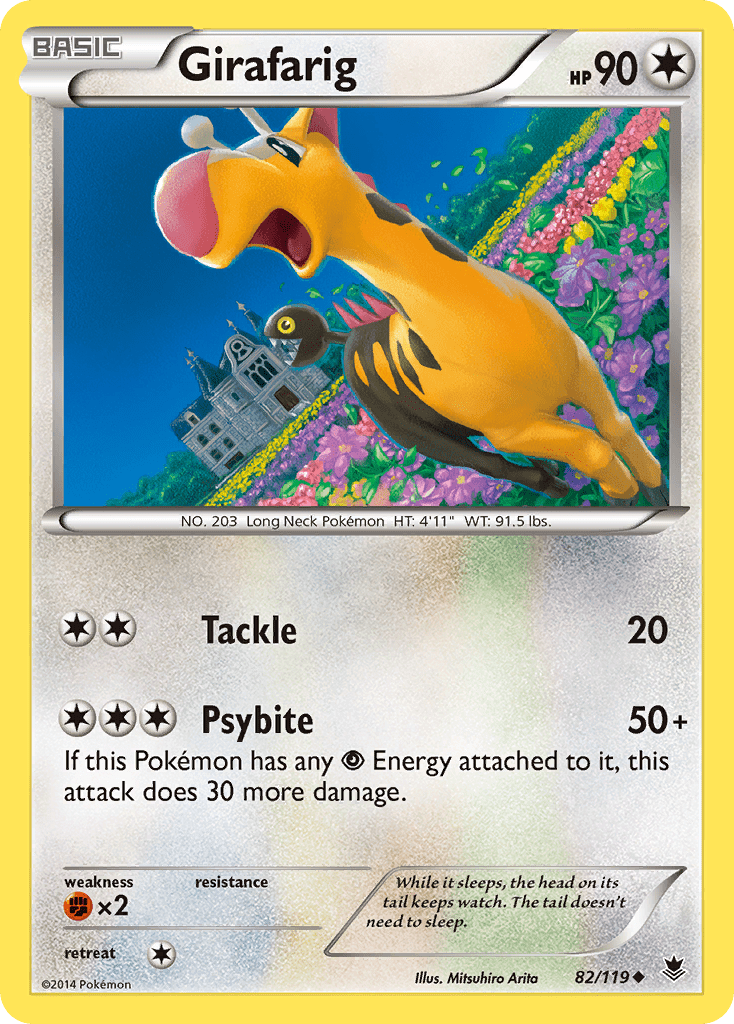 Girafarig (82/119) [XY: Phantom Forces] Pokemon Single Pokémon  | Multizone: Comics And Games