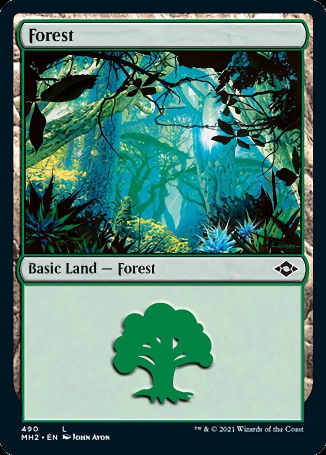 Forest (490) [Modern Horizons 2] MTG Single Magic: The Gathering  | Multizone: Comics And Games