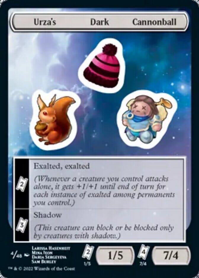 Urza's Dark Cannonball [Unfinity Stickers] MTG Single Magic: The Gathering  | Multizone: Comics And Games