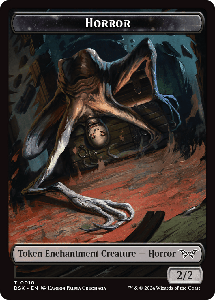 Horror Token [Duskmourn: House of Horror Tokens] MTG Single Magic: The Gathering  | Multizone: Comics And Games