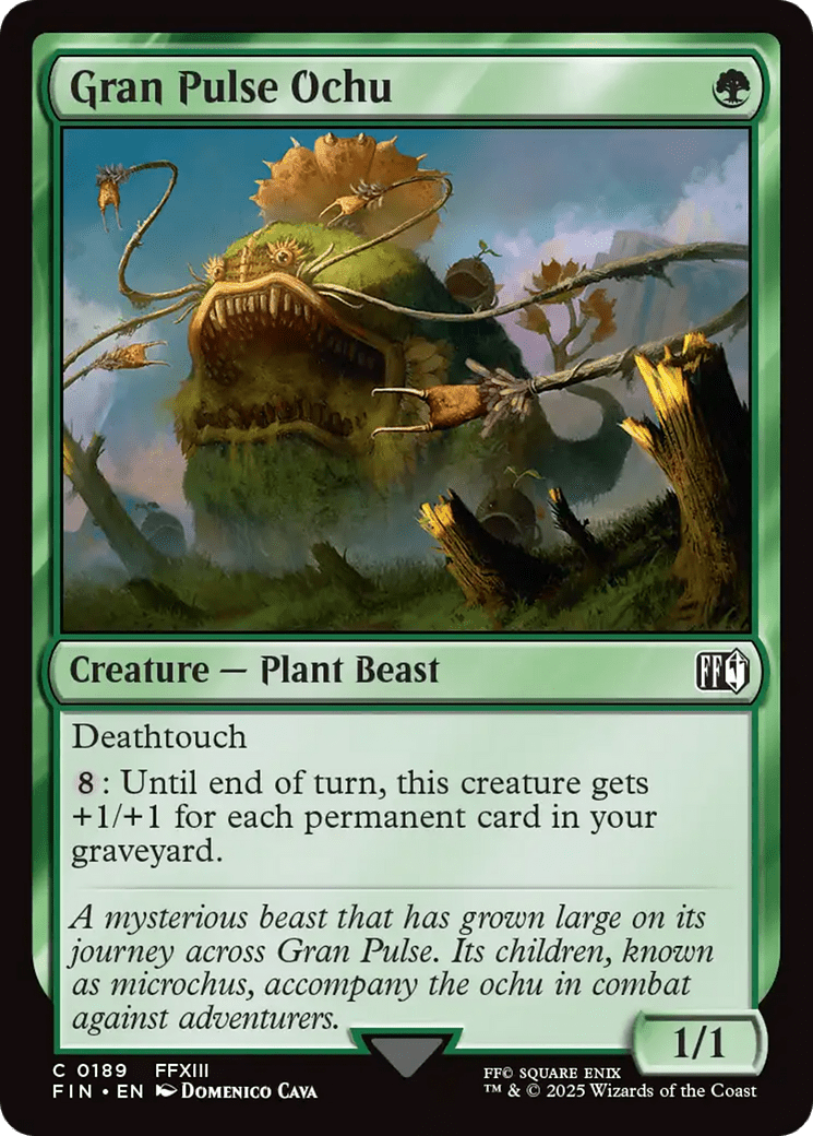 Gran Pulse Ochu [FINAL FANTASY] MTG Single Magic: The Gathering  | Multizone: Comics And Games