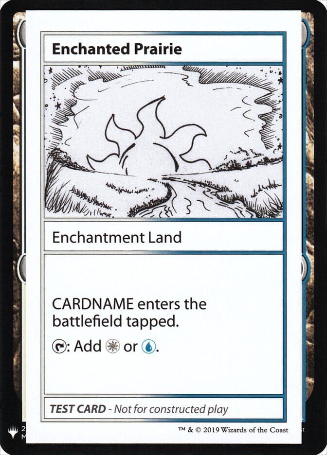 Enchanted Prairie [Mystery Booster Playtest Cards] MTG Single Magic: The Gathering  | Multizone: Comics And Games