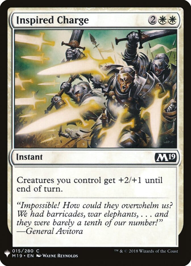 Inspired Charge [Mystery Booster] MTG Single Magic: The Gathering  | Multizone: Comics And Games