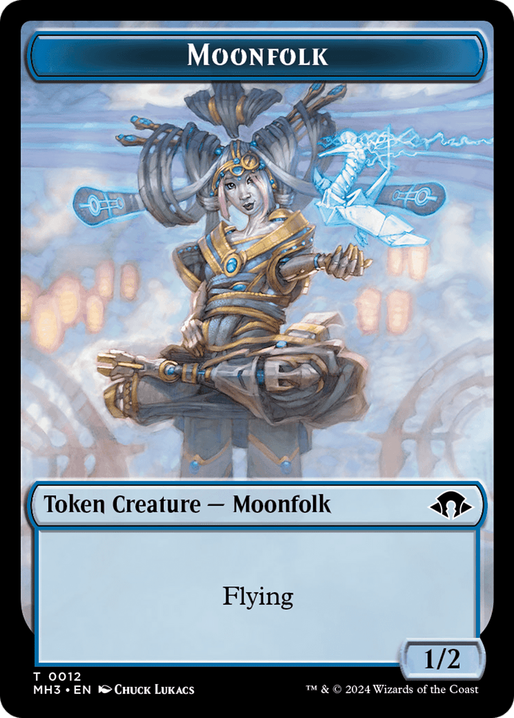 Servo // Moonfolk Double-Sided Token [Modern Horizons 3 Tokens] MTG Single Magic: The Gathering  | Multizone: Comics And Games